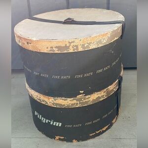 Vintage Pilgrim Hat Boxes
